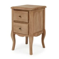 Dunelm Giselle 2 Drawer Bedside Table, Mango Wood 8 Dunelm Giselle 2 Drawer Bedside Table, Mango Wood -The Furniture Store 30727655 alt02