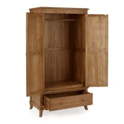 Dunelm Giselle Double Wardrobe, Mango Wood -The Furniture Store 30727794 alt03