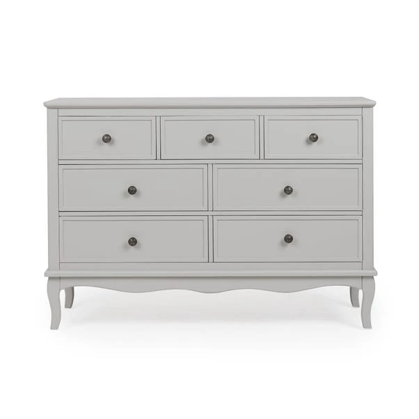 Dunelm Clara 7 Drawer Chest, Grey & Pine 2 Dunelm Clara 7 Drawer Chest, Grey & Pine - Image 2