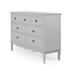 Dunelm Clara 7 Drawer Chest, Grey & Pine 8 Dunelm Clara 7 Drawer Chest, Grey & Pine -The Furniture Store 30728479 alt02