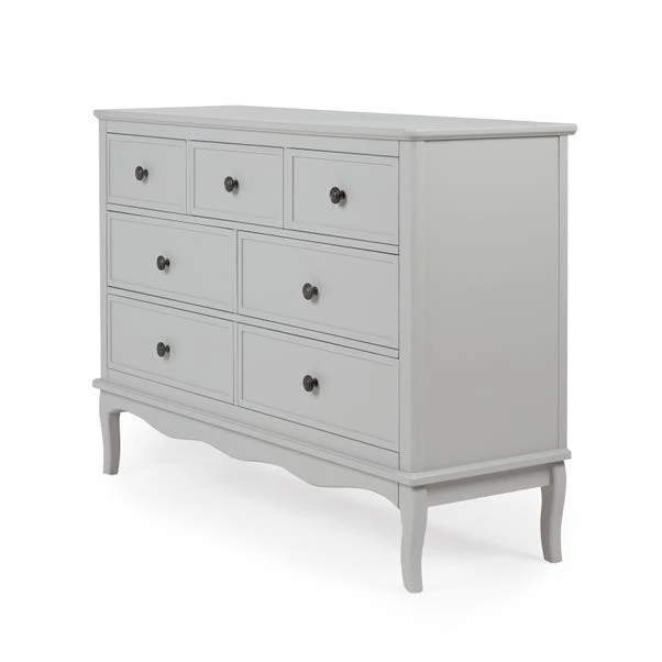 Dunelm Clara 7 Drawer Chest, Grey & Pine 3 Dunelm Clara 7 Drawer Chest, Grey & Pine - Image 3