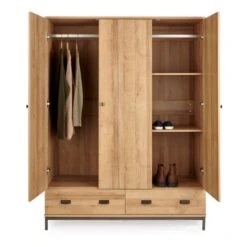 Dunelm Fulton Triple Wardrobe 9 Dunelm Fulton Triple Wardrobe -The Furniture Store 30728575 alt03