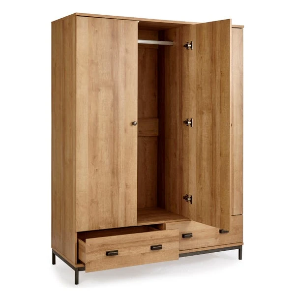 Dunelm Fulton Triple Wardrobe 5 Dunelm Fulton Triple Wardrobe - Image 5