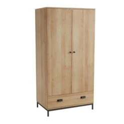 Dunelm Fulton Double 1 Drawer Wardrobe -The Furniture Store 30729074 alt02