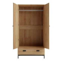 Dunelm Fulton Double 1 Drawer Wardrobe -The Furniture Store 30729074 alt03