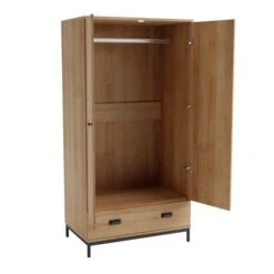 Dunelm Fulton Double 1 Drawer Wardrobe -The Furniture Store 30729074 alt04