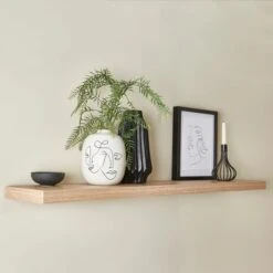 Dunelm Oak Floating Shelf