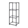 Dunelm Modular 4 Shelf Black Frame Component