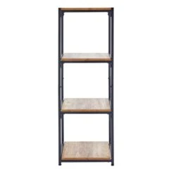 Dunelm Modular 4 Shelf Black Frame Component -The Furniture Store 30733561 alt05