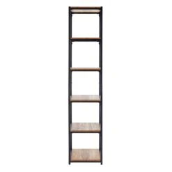 Dunelm Modular 6 Shelf Black Frame Component -The Furniture Store 30733563 alt05