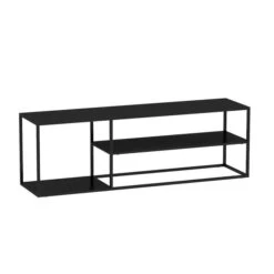 Dunelm Long Black Coffee Table Shelving Unit -The Furniture Store 30737072 alt03