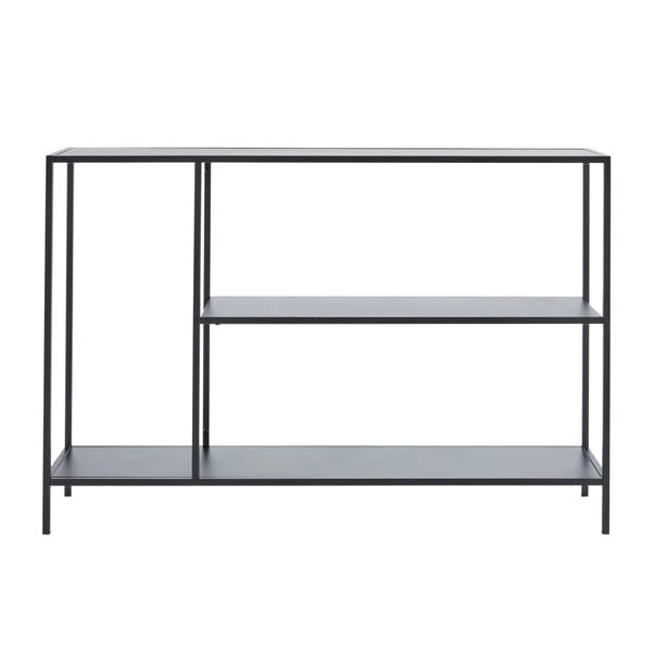 Dunelm Black Console Table Shelving Unit 3 Dunelm Black Console Table Shelving Unit - Image 3
