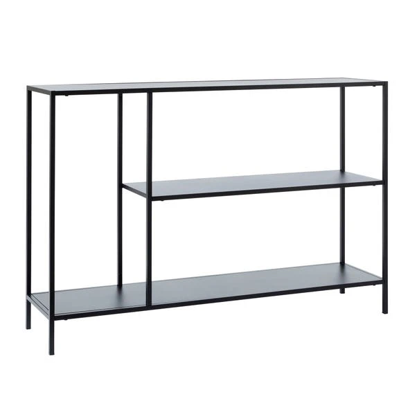 Dunelm Black Console Table Shelving Unit 4 Dunelm Black Console Table Shelving Unit - Image 4