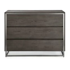 Dunelm Logan 3 Drawer Chest, Grey 8 Dunelm Logan 3 Drawer Chest, Grey -The Furniture Store 30737349 alt02