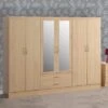 Seconique Nevada 6 Door 2 Drawer Wardrobe