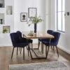 Dunelm Montreal Set Of 2 Velvet Dining Chairs