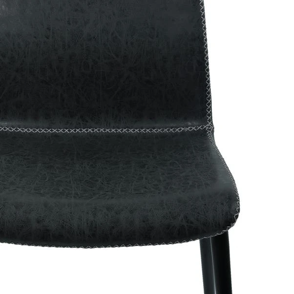 Dunelm Venice Faux Leather Dining Chair 6 Dunelm Venice Faux Leather Dining Chair - Image 6