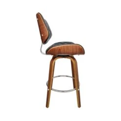 Dunelm Remy Faux Leather Bar Stool -The Furniture Store 30746363 alt03