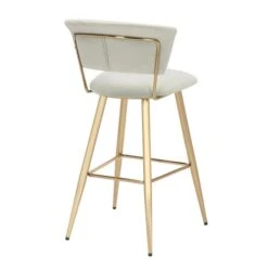Dunelm Kendall Velvet Bar Stool -The Furniture Store 30746398 alt04
