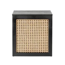 Dunelm French Cane Black Small Storage Box 7 Dunelm French Cane Black Small Storage Box -The Furniture Store 30747346 alt02