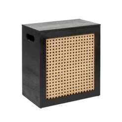 Dunelm French Cane Black Small Storage Box 8 Dunelm French Cane Black Small Storage Box -The Furniture Store 30747346 alt03