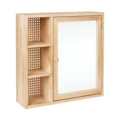 Dunelm French Cane Mirror Cabinet 6 Dunelm French Cane Mirror Cabinet -The Furniture Store 30747348 alt02