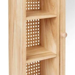 Dunelm French Cane Mirror Cabinet 7 Dunelm French Cane Mirror Cabinet -The Furniture Store 30747348 alt03