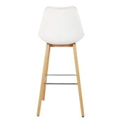 Dunelm Erik Bar Stool With White Back -The Furniture Store 30747699 alt05