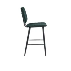 Dunelm Austin Velvet Bar Stool -The Furniture Store 30748271 alt02