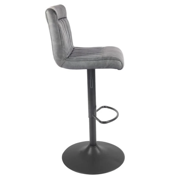 Dunelm Felix Faux Leather Bar Stool 3 Dunelm Felix Faux Leather Bar Stool - Image 3
