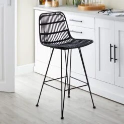 Dunelm Pax Rattan Barstool