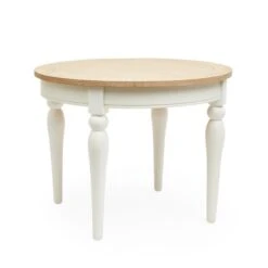 Dunelm Churchgate Ivory Round Dining Table -The Furniture Store 30748636 alt02