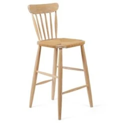 Dunelm Churchgate Ash Wood Spindle Bar Stool -The Furniture Store 30748639 alt04