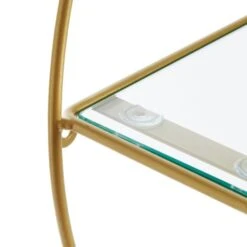 Dunelm Curves Gold Circle Shelf -The Furniture Store 30754141 alt03