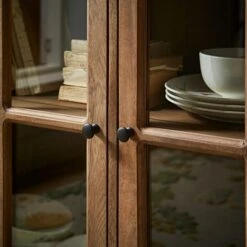 Natural History Museum Small Glazed Display Cabinet 6 Natural History Museum Small Glazed Display Cabinet -The Furniture Store 30756116 alt02