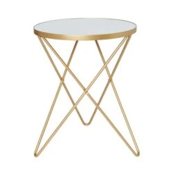 Dunelm Zoey Mirror Top Side Table -The Furniture Store 30756924 alt02