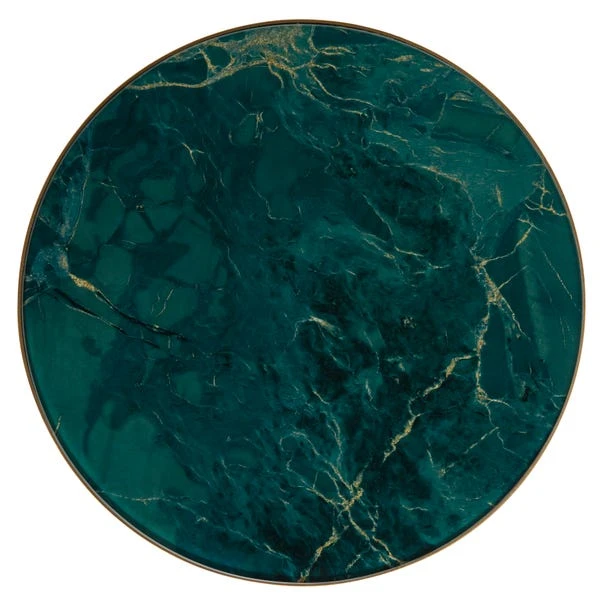 Dunelm Zoey Green Marble Effect Side Table 5 Dunelm Zoey Green Marble Effect Side Table - Image 5