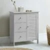 Dunelm Nautical Grey 3 Drawer Console Unit