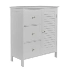 Dunelm Nautical Grey 3 Drawer Console Unit -The Furniture Store 30764881 alt02