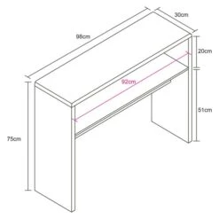 Lloyd Pascal Knox Compact Console Table 11 Lloyd Pascal Knox Compact Console Table -The Furniture Store 30765173 alt08