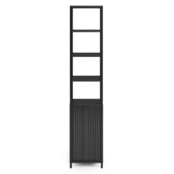 Dunelm Stannis Reeded Glass Tall Cabinet -The Furniture Store 30765706 alt02