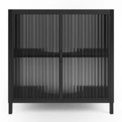 Dunelm Stannis Reeded Glass Under Sink Unit -The Furniture Store 30765707 alt02