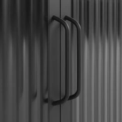 Dunelm Stannis Reeded Glass Double Door Wall Cabinet -The Furniture Store 30765709 alt05