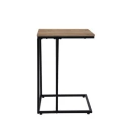 Dunelm Charlie Oak Effect C-Shaped Side Table -The Furniture Store 30765711 alt03