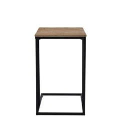 Dunelm Charlie Oak Effect C-Shaped Side Table -The Furniture Store 30765711 alt05