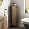 Dunelm Fulton Pine Effect Bathroom Corner Unit