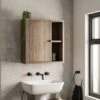 Dunelm Fulton Pine Effect Bathroom Wall Cabinet