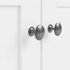 Dunelm Lynton White Compact Bathroom Under Sink Unit -The Furniture Store 30765728 alt05