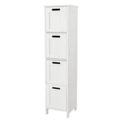 Dunelm Rimini White 4 Drawer Unit -The Furniture Store 30765731 alt05