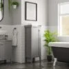 Dunelm Lynton Grey Compact Bathroom Medium Unit